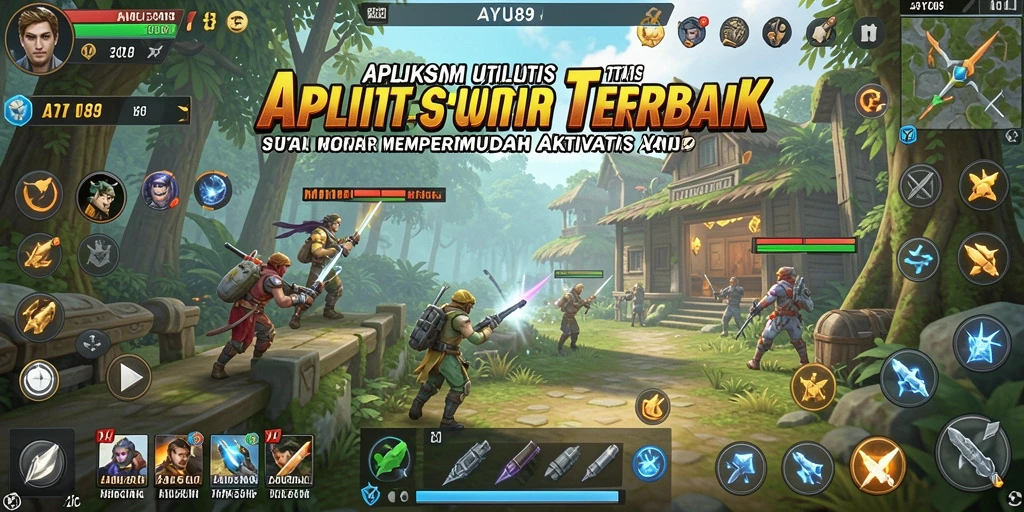 Tampilan user-friendly dari AYU89 yang menarik dan fungsional.
