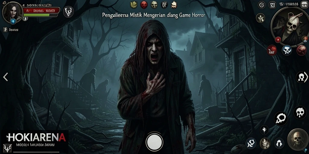 Tangkapan layar HOKIARENA dengan suasana mencekam dan gameplay penuh ketegangan.