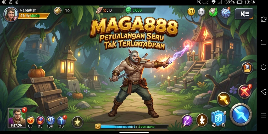 Tampilan gameplay yang memukau dari MAGA888 dengan aksi mendebarkan.