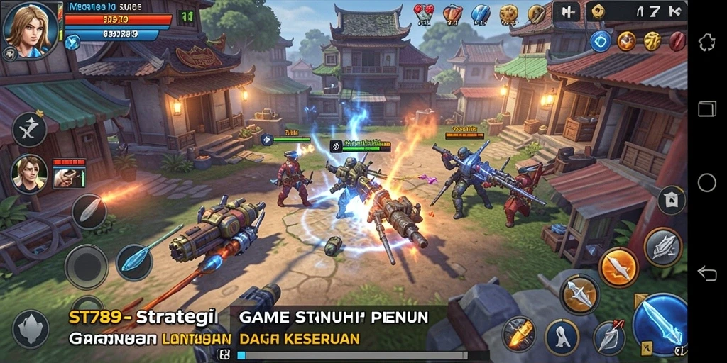 Gameplay seru ST789 yang menampilkan pertempuran strategi mendebarkan.