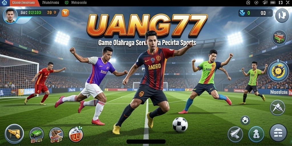 Tampilan gameplay UANG77 yang menegangkan dalam pertandingan olahraga.